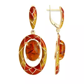 Серьги из серебра 93-321-00855-1