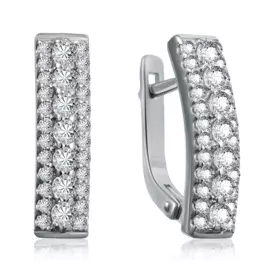 Серьги из серебра 94021765