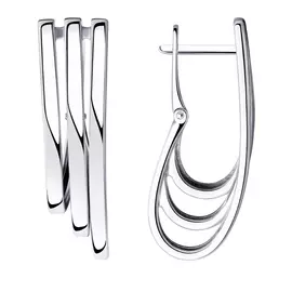 Серьги из серебра 94-120-00590-1