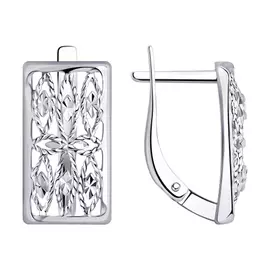 Серьги из серебра 94-120-00720-1