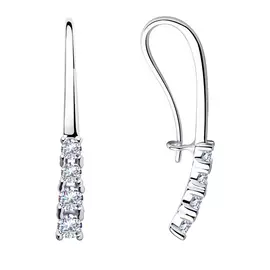 Серьги из серебра 94-120-00866-1