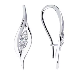 Серьги из серебра 94-120-00873-1