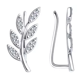 Серьги из серебра 94-120-01046-1