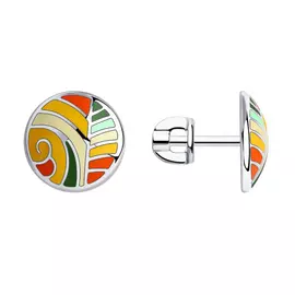 Серьги из серебра 94-122-00893-1