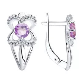 Серьги из серебра 94-320-00381-3