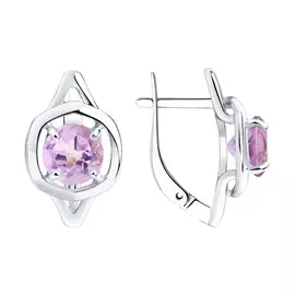 Серьги из серебра 94-320-00552-2