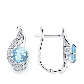 Серьги из серебра 94-320-00555-1