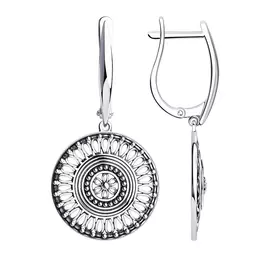 Серьги из серебра 95-121-01113-1