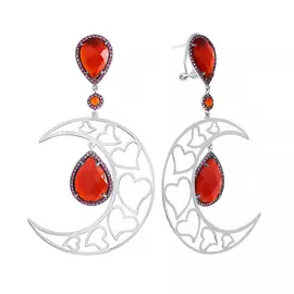 Серьги из серебра AES34252W_KAG_001_WG