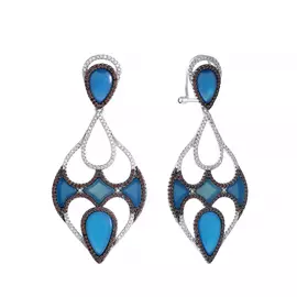 Серьги из серебра AES34522W_GAG_001_WG