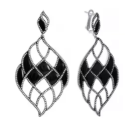 Серьги из серебра AES34523W_OX_001_WG