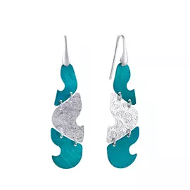 Серьги из серебра ARL1132AS_SR_ENAM_001_WG