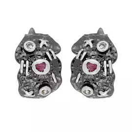 Серьги из серебра AY-E00153-X-WB-Pin-X-W