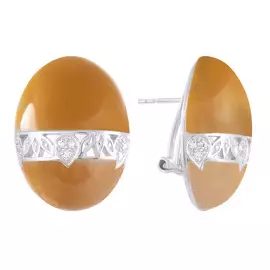 Серьги из серебра BEC0961-03_NENAM_001_WG