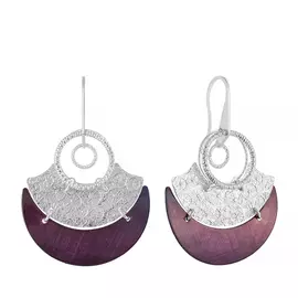 Серьги из серебра BIS1032AS_SR_ENAM_WG