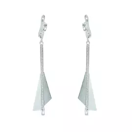 Серьги из серебра CZ-E01147-X-W-W-X-W