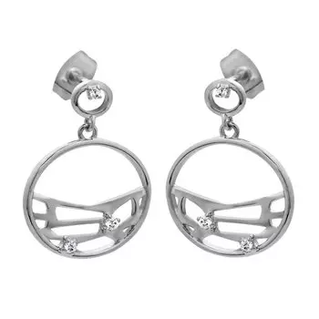 Серьги из серебра CZ-E02271-X-W-X-X-W