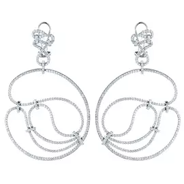 Серьги из серебра DM0864E_001_WG