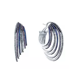 Серьги из серебра DM2682-1E_SR_002_WG