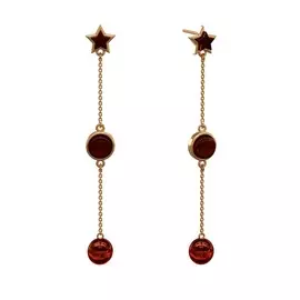 Серьги из серебра E10012-1ZK