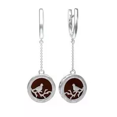 Серьги из серебра E10099-1RV