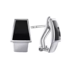 Серьги из серебра E18594_SR_ENAM_001_WG