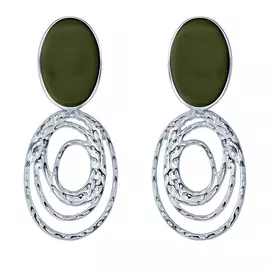 Серьги из серебра E8048_SR_ENAM_WG