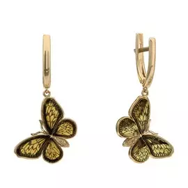 Серьги из серебра E9152-1ZO