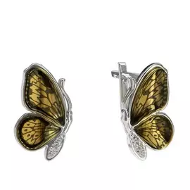 Серьги из серебра E9152RO