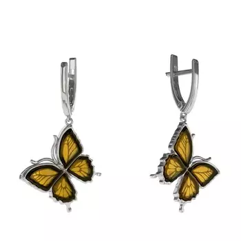 Серьги из серебра E9153-1RO