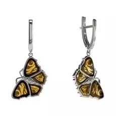 Серьги из серебра E9155-1RO