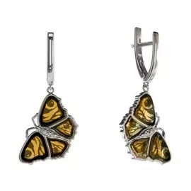 Серьги из серебра E9155-1RO