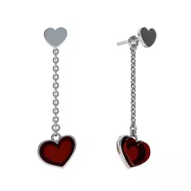 Серьги из серебра E9169-2RV