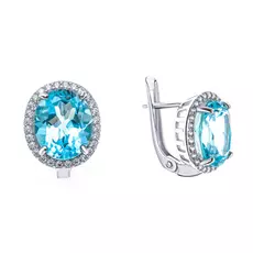 Серьги из серебра E-DRGR00491-T