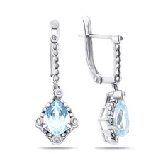 Серьги из серебра E-DRGR00736-T
