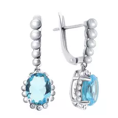 Серьги из серебра E-DRGR00738-Т