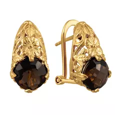 Серьги из серебра EK-1134_SMQ_SR_SQ_YG