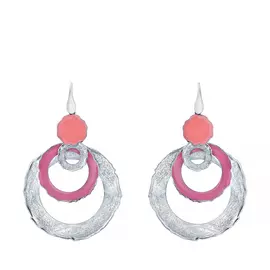 Серьги из серебра ES126_SR_ENAM_WG