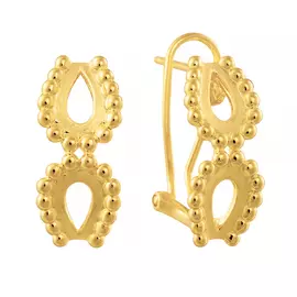 Серьги из серебра GE12035A_SR_YG