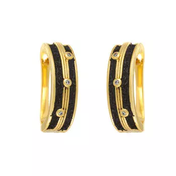 Серьги из серебра Gl-E00133-X-L-W-X-B