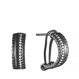 Серьги из серебра KBR-145-E3_SR_001_BLK