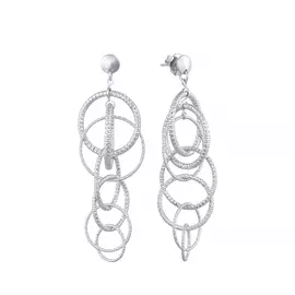 Серьги из серебра LUC0091A_SR_WG