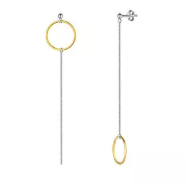 Серьги из серебра MM-EKG