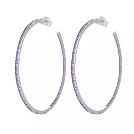 Серьги из серебра MP-E01315-X-W-X-X-AM