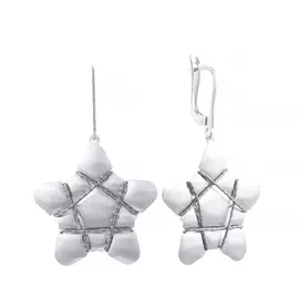 Серьги из серебра O2153_SR_BW