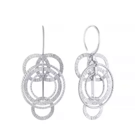 Серьги из серебра RAY0475A_SR_WG