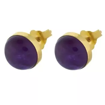 Серьги из серебра RB-E01196-X-G-Pur-X-X