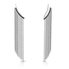 Серьги из серебра с32-13181Сфч