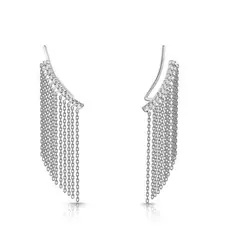 Серьги из серебра с32-1318Сф