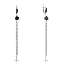 Серьги из серебра с32-21313Скч